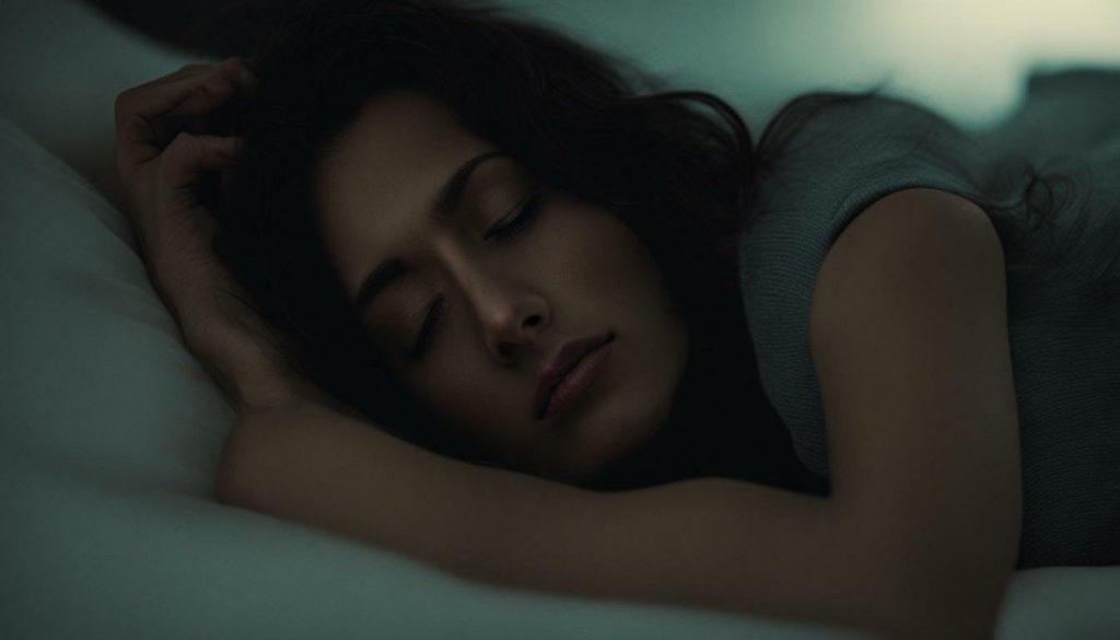 woman sleeping